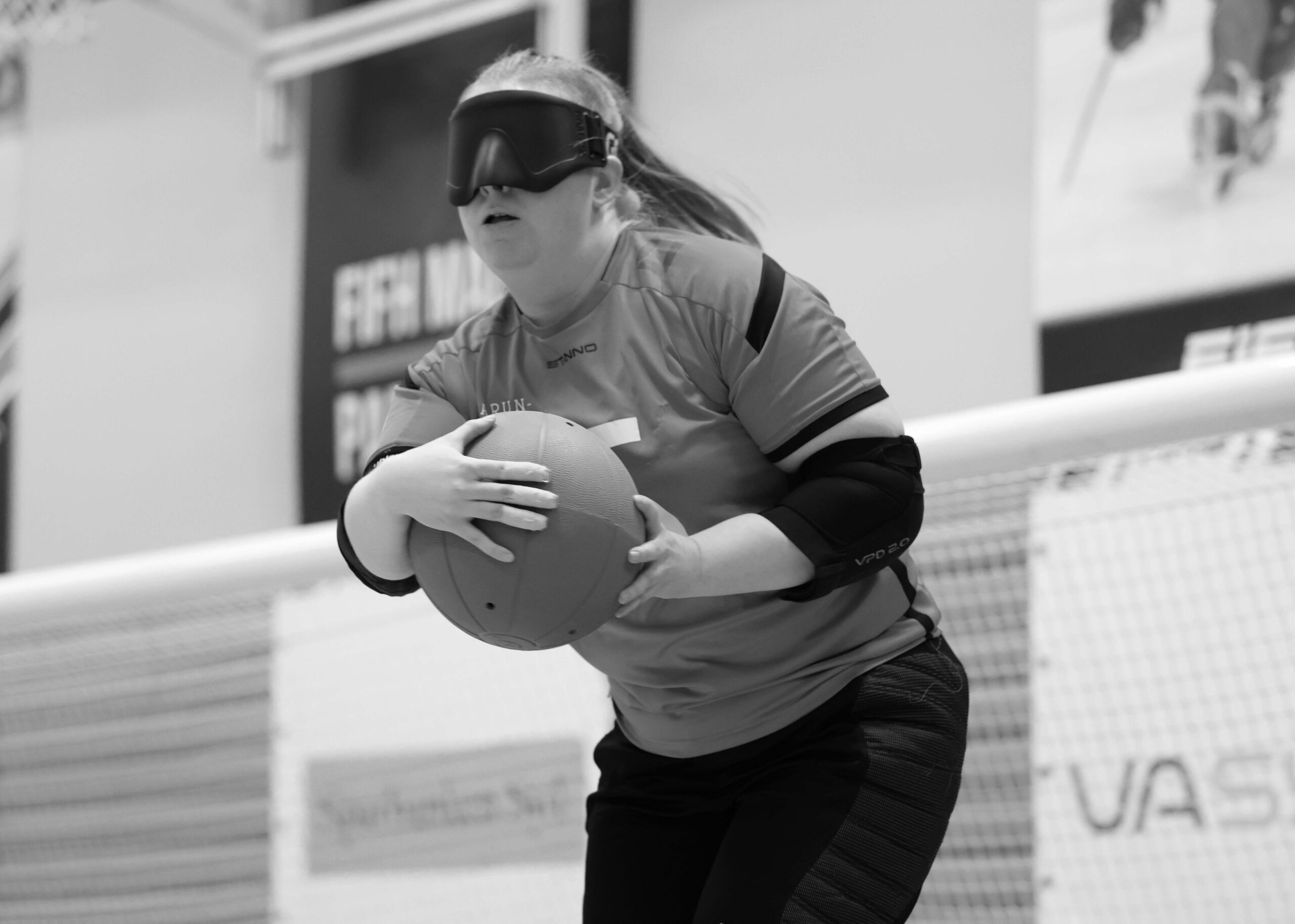 Goalball Goalball player